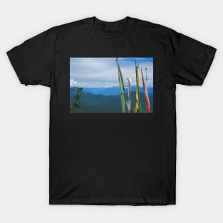 Prayer Flags in the Himalayas T-Shirt